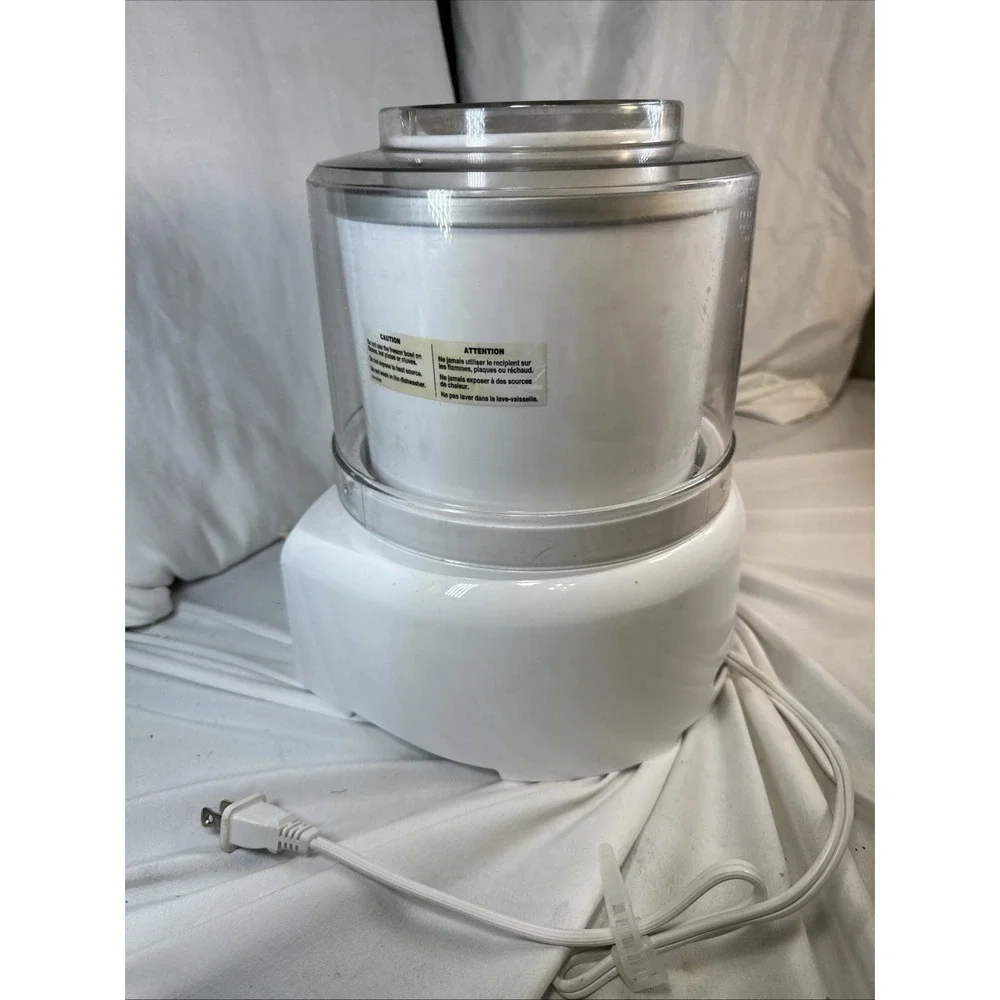 Cuisinart ICE-21 Frozen Yogurt-Ice Cream and Sorbet Maker - White